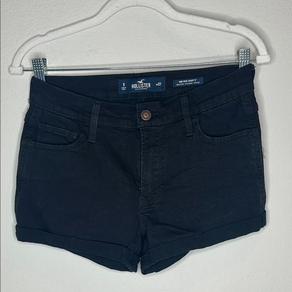 Hollister Women's Black Jean Shorts